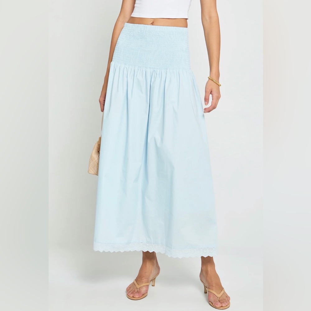 Few Moda Light Blue Maxi Skirt